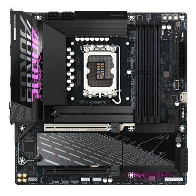 ����������� ����� GigaByte B860M Aorus Elite WIFI6E Soc-1851 Intel B860 , mATX, Ret