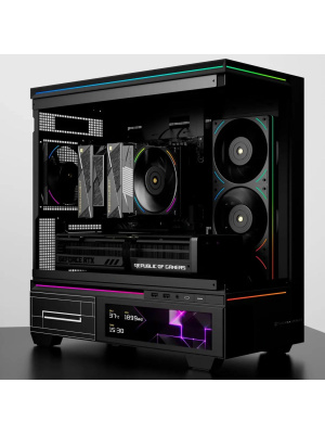 ����� ��� ���������� Thermalright Royal Pretor 130 Ultra Black (4-pin PWM, 158mm, Ni/Cu, 7x6mm, 1x120mm ARGB +1x130mm, 69CFM/81.88CFM, 27dBA/28.3dBA, 2150RPM/1750RPM, S: 1200, 1700, 1851, 115X, 2011, 2066, AM4, AM5, black)