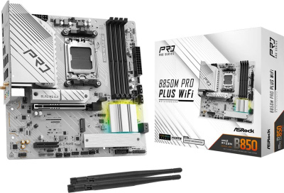 ����������� ����� ASRock B850M Pro Plus WiFi, Socket AM5, AMD B850, mATX, Ret