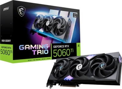 ���������� MSI NVIDIA GeForce RTX 5060 Ti Gaming Trio 8Gb (RTX 5060 Ti 8G GAMING TRIO)