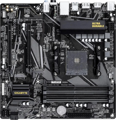 ����������� ����� Gigabyte B550M DS3H AC R2, SocketAM4, AMD B550, mATX, Ret