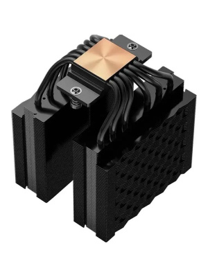 ����� PCCooler RT620 Digital BK (250W, 4-pin PWM, LED temp., 157mm, , 6x6mm, 2x120mm, 73.32CFM, 34.9dBA, 2200RPM, S: 1851/1700/1200/115X, AM5/AM4, black)