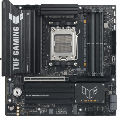 ����������� ����� Asus TUF GAMING B850M-PLUS WIFI7, Socket AM5, AMD B850, mATX, Ret 90MB1MU0-M0EAY0