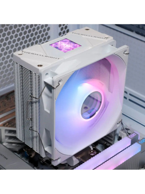 ����� Thermalright Assassin Spirit 120 Vision ARGB White LGA115X/1200/1700/1851 (120mm ARGB PWM Fan, 4 ����. ������ 6��) / TRAS120VAW