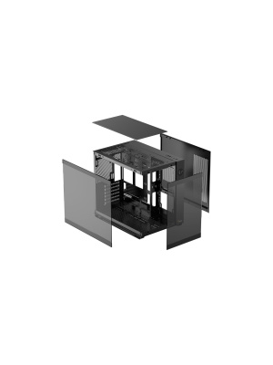 ������ Ocypus Iota C70 BK ARGB, ATX, Type-C(3.1)*1, USB3.0*2, BOTTOM 3x120mm ARGB, REAR 1x120mm ARGB, MB SIDE 2x120mm ARGB