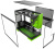 Корпус Geometric Future Model 3 Green / mATX / 1AM3NZGB00100 Корпус Geometric Future Model 3 Green / mATX / 1AM3NZGB00100