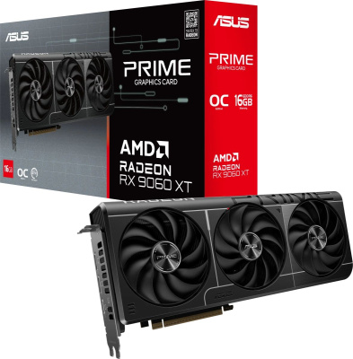 ���������� ASUS AMD Radeon RX 9060 XT PRIME OC 16Gb (PRIME-RX9060XT-O16G) 90YV0LF1-M0NA00
