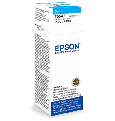 ��������� EPSON C13T66424A � �������� ��������� ��� L100/L200