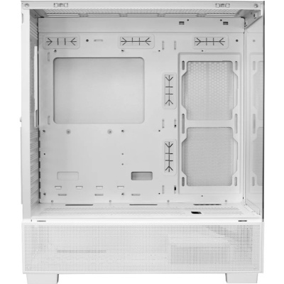 ������ XASTRA Q500-0F White ATX/Aquarium/Screewless/no fans/ Q500-0F-WH