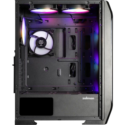 ������ Zalman MidiTower N7 PLUS V2 (ATX, Black, 2xUSB2.0, USB3.0, 6x120mm RGB, SIDE 1x120mm) (Zalman N7 PLUS V2)