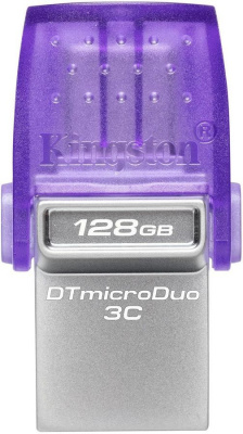���� ���� Kingston 128Gb DataTraveler microDuo 3C DTDUO3CG3/128GB USB3.0 ����������