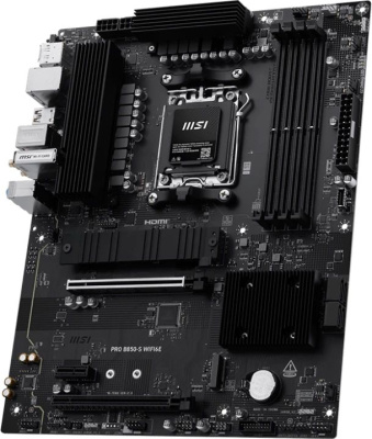 ����������� ����� MSI PRO B850-S WIFI6E, SocketAM5, AMD B850, ATX, Ret