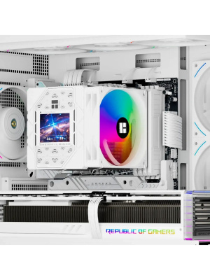 ����� Thermalright Peerless Assassin 120 Vision ARGB White LGA115X/1200/1700/1851AM4/AM5 (Dual Tower, 2x120mm ARGB PWM Fan, ������ ���������, 6 ����. ������ 6��) / TRPA120VAW