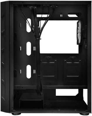 ������ 1STPLAYER FIREBASE XP Black  ATX  4x120mm LED fans  XP-BK-4F1