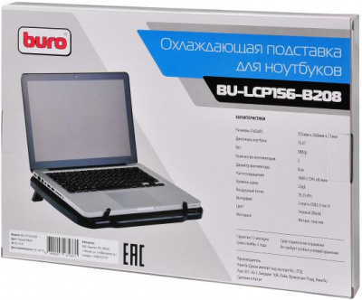 ��������� ��� �������� 15.6" Buro BU-LCP156-B208 ������/������� 1800��/��� 23db ������