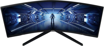 ������� Samsung 34" Odyssey G5 C34G55TWWI 3440x1440 VA LED 165�� 4ms FreeSync Premium HDMI DisplayPort
