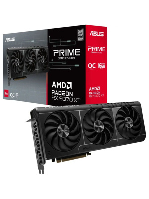 ���������� ASUS PRIME-RX9070XT-O16G//RX9070XT HDMI DP*3 16G D6; 90YV0L71-M0NA00