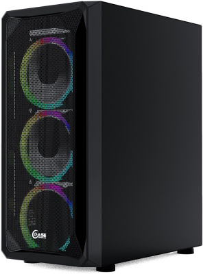 ������ Powercase Mistral Z4 Mesh LED Black (CMIZB-L4)