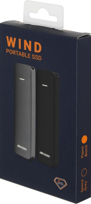���������� SSD Hikvision USB-C 1000GB HS-ESSD-P1000BWD 1000G BLACK 1.8" 