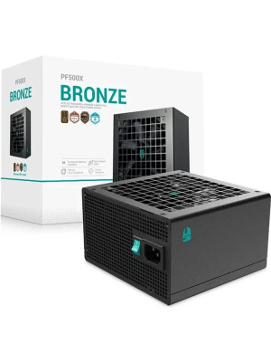 ���� ������� Deepcool ATX 500W GamerStorm PF500X 80+ bronze (20+4pin) APFC 120mm fan 6xSATA RTL