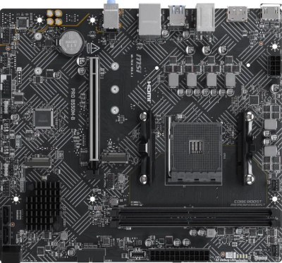 ����������� ����� MSI PRO B550M-B, B550, AM4, mATX, Ret