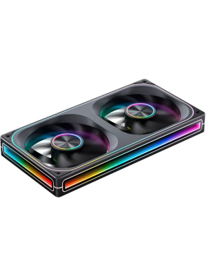 ���������� JONSBO ZA-240B (2 in 1) 120�120�28�� (PWM, ARGB LED, 700-2400��/���, ������) Retail