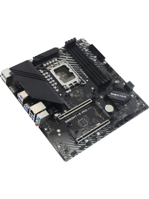 ����������� ����� Biostar B860MT-E PRO Soc-1851 Intel B860 4xDDR5 mATX AC`97 8ch(7.1) 2.5Gg RAID+HDMI+DP