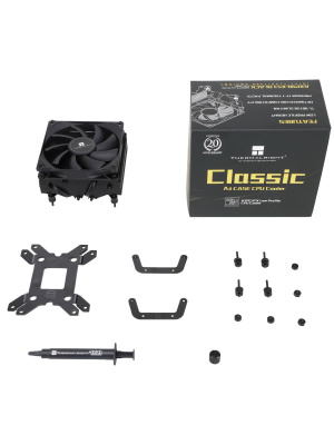����� Thermalright AXP90-X53 BLACK (4-pin PWM, 38mm, Ni/Cu, 4x6mm, 1x92mm, 42.58CFM, 22.4dBA, 2700RPM, S:AM5/AM4, black)