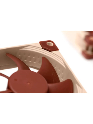 ����� ��� ������� Noctua NF-A8 PWM (80x80x25mm, 4-pin PWM, 32.67CFM, 17.7dBA, 2200RPM, Beige/Brown)