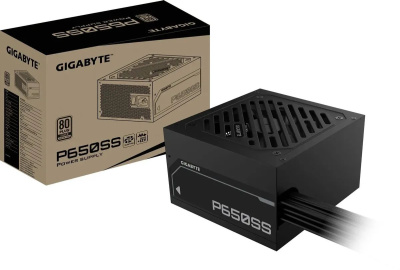 ���� ������� Gigabyte ATX 650W GP-P650SS 80+ silver (20+4pin) APFC 120mm fan 6xSATA RTL