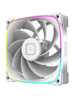 ���������� Geometric Future Squama 3003RW-12 Reverse White 120mm / ARGB, PWM, 120x120x30 mm, 800-2250 RPM, 76.0 CFM, 36.4 dBA / 1F3003R112100