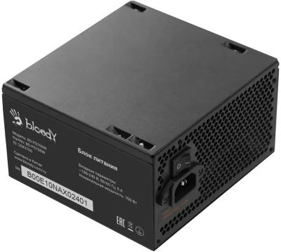 ���� ������� Bloody ATX 700W BD-PS700W 80 PLUS WHITE (20+4pin) APFC 120mm fan 6xSATA RTL