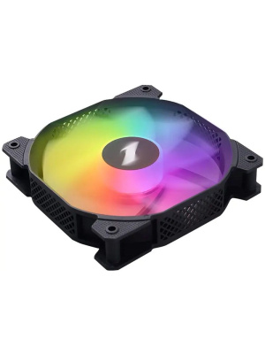 ���������� 1STPLAYER F7R Black / 120mm Reverse ARGB 3pin 5V PWM 4pin 12V 600-1800rpm 56.34cfm 36.99dBA / F7R-BK / BULK