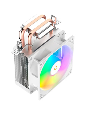 ����� Ocypus Gamma A20 WH ARGB, 92mm FARGB FAN, Top FARGB Panel, 2 HEAT PIPES, 3-PIN, 1900 RPM, 21DBA, HYDRO BEARING, LGA115X/1200/1700/18XX, AM4/AM5