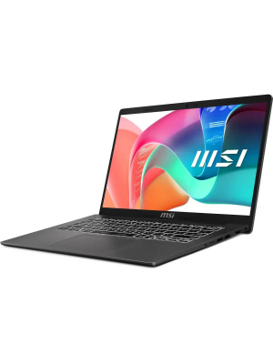 ������� MSI Modern 15 F1MXG-1281RU, 15.6" (1920x1080) IPS/Intel Core 5 120U/16 �� DDR4/512 �� SSD/Intel Graphics/Windows 11 Pro, ����� (9S7-15S111-1281)