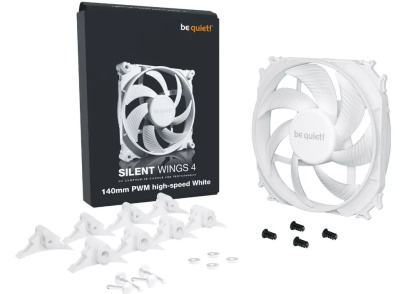 �e�������� ��� ������� Be Quiet Silent Wings 4 - 140mm PWM High-Speed White (BL117)