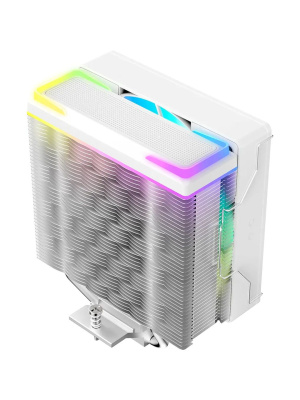 ����� ��� ���������� Ocypus Delta A40 SE WH ARGB (190W, 4-pin PWM, 147mm, Al/Cu, 4x6mm, ARGB, 1x120mm, 60CFM, 31dBA, 1800RPM, S: 1851/1700/1200/115X, AM5/AM4, white)
