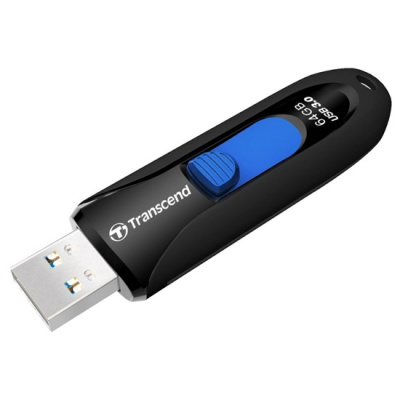 USB ������ Transcend JetFlash 790 64Gb black USB 3.0 (90/28 Mb/s)