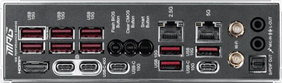 ����������� ����� MSI MPG X870E CARBON MAX WIFI, Socket AM5, AMD X870E, ATX, Ret