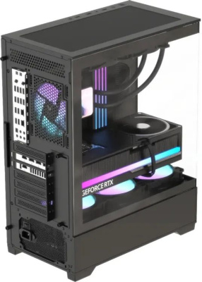 ������ Formula V Line Crystal Z1 Black V2, ATX, Left & Front side Tempered Glass, USB3.0*1+USB2.0*1,+Type C*1