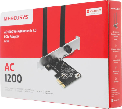 Wi-Fi + Bluetooth ������� Mercusys MA30E AC1200 PCI Express