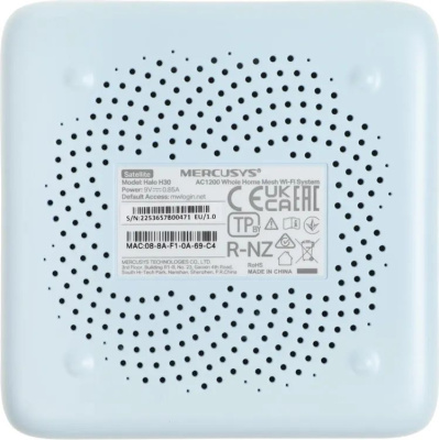 ��������� Mesh ������ Mercusys Halo H32G(2-pack), Wi-Fi 5, AC1200, 2.4/5���, �����