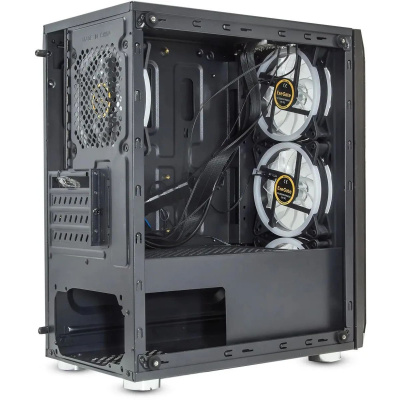 ������ Exegate EX294383RUS ������ Minitower ExeGate Mistery R3 (mATX, ��� ��, 2*USB+1*USB3.0