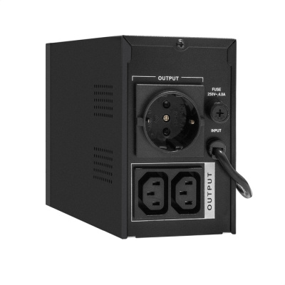 ��� ExeGate Power Smart ULB-650.LCD.AVR.1SH.2C13 650VA/360W, LCD, AVR,1�Schuko+2�C13, ������������� ������, Black