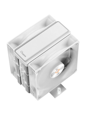 ����� Ocypus Delta A40 Elite WH Dual FAN (220W, 4-pin PWM, 156.7mm, Al/Cu, 4x6mm, 2x120mm, 73CFM, 29dBA, 2000RPM, S: 1851/1700/1200/115X, AM5/AM4, white)
