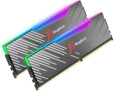������ ������ DDR5 Kingbank 32GB (2x16Gb) 6000MHz Black Heatsink RGB / KRRB series /  Hynix A-die CL28 (28-35-35-76) /K5.01.FLA5ED9401