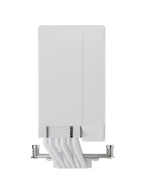 ����� upHere UP1TC6 White / 6HPx6mm, 250W TDP, single tower, 1x120mm fan, 600-1650RPM, 68 CFM, 25dBA, ARGB cover / UP1TC6