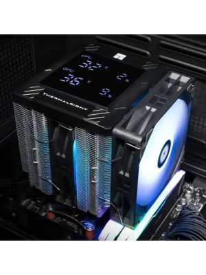 ����� Thermalright Peerless Assassin 120 Digital ARGB Black LGA115X/1200/1700/1851AM4/AM5 (Dual Tower, 2x120mm ARGB PWM Fan, ������ ���������, 6 ����. ������ 6��) / TRPA120DAB