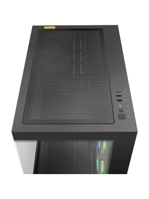 ������ Ocypus Gamma C54 BK ARGB, MATX, USB3.0*1+USB2.0*2, SIDE 2x120mm ARGB, REAR 1x120mm ARGB