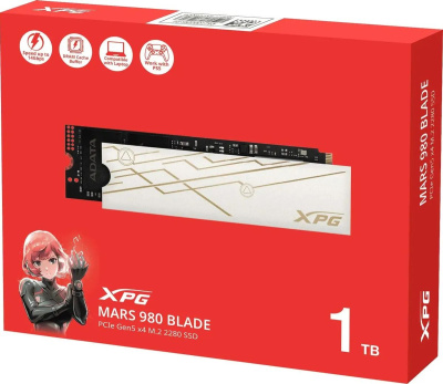 ���������� SSD A-Data PCIe 5.0 x4 1TB SMAR-980B-1TCS Mars 980 Blade M.2 2280